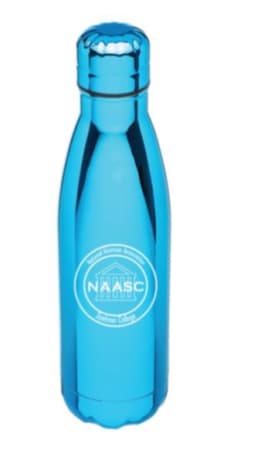 NAASC SWAG 17oz Chrome Sports Bottle