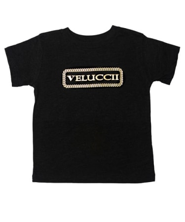 Black Shirt / Gold Logo