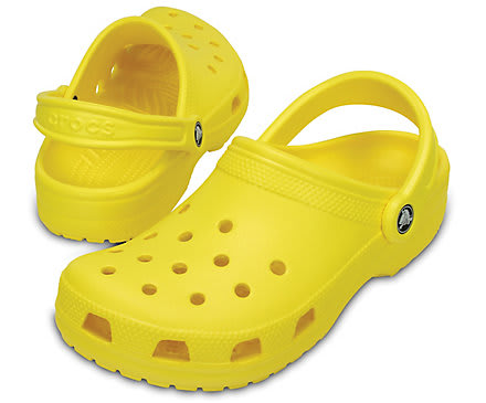 crocs classic lemon