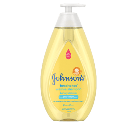 johnson head to toe wash and shampoo