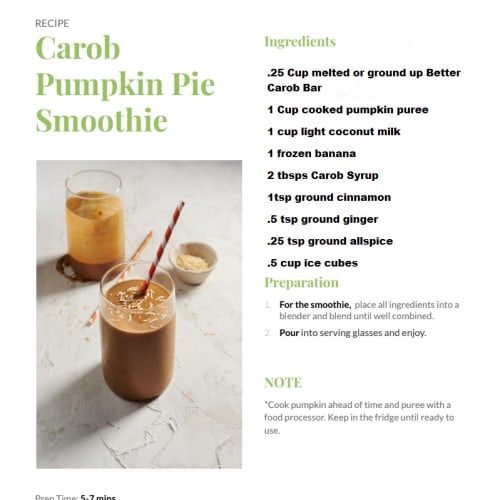 Carob Recipe