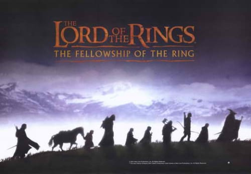 The Lord of the Rings: The Fellowship of the Ring Movie Poster (#1