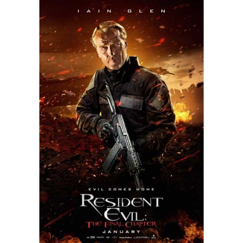 Resident Evil: The Final Chapter 27 x 40 Movie Poster - Style J –