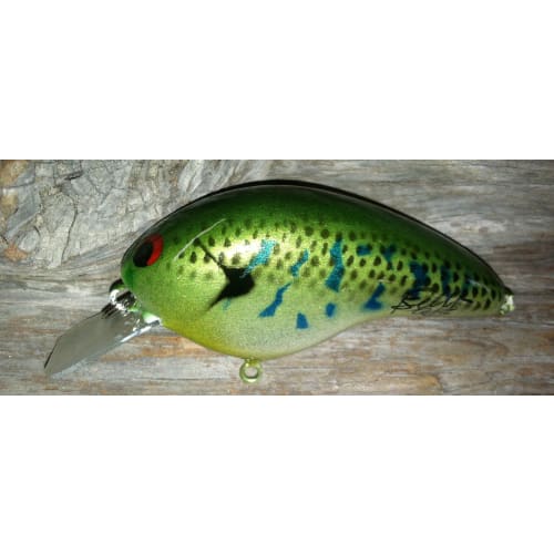 1ct WHITE 3 Shallow COFFIN BILL CRANKBAIT Balsa Wood Lures Bass