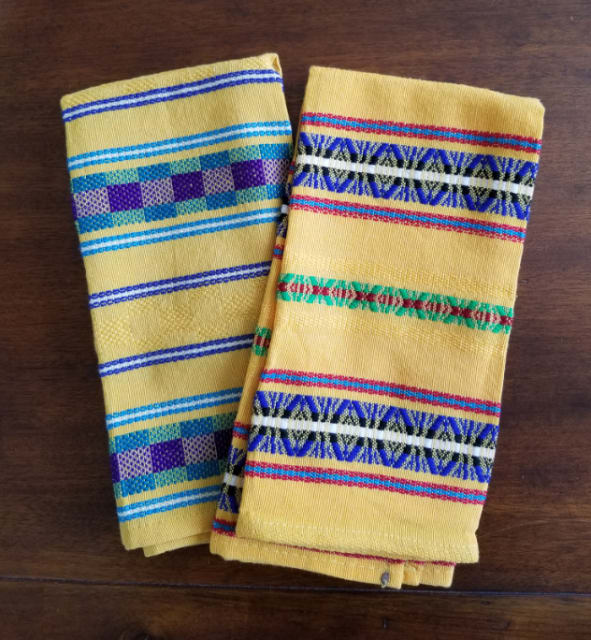 Yellow Kitchen Towels at