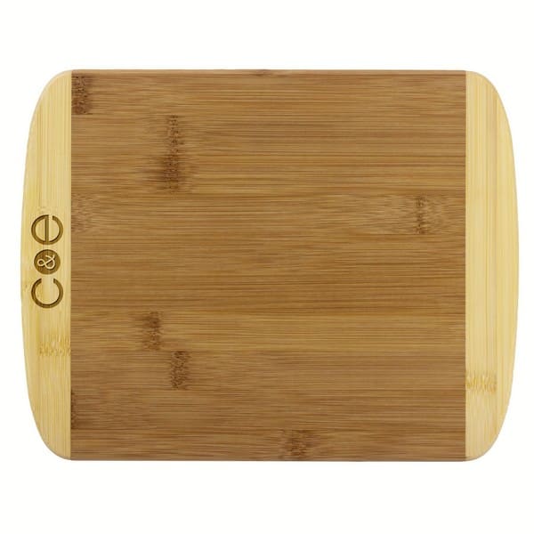Bamboo 11" 2-Tone Cutting Board - Bulk 48