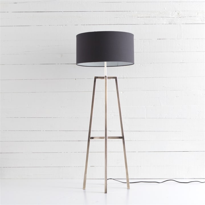 Sunset Lewis Floor Lamp in Nickel