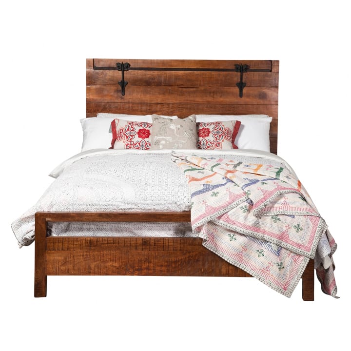 Owen Reclaimed Mango Wood Queen Bed Frame