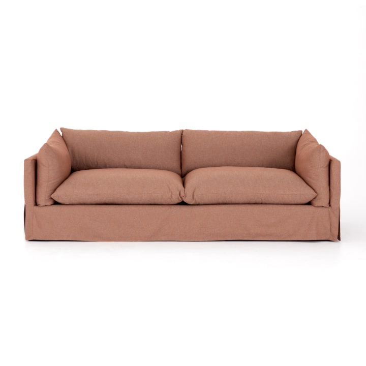 Habitat Sofa in Vesuvio Rust - 90"