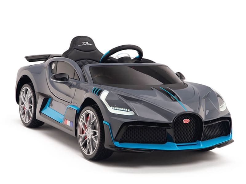 12V Bugatti Divo Gray Ride On Car With 