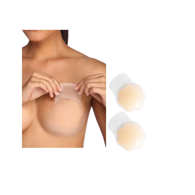 1 Pair Self Adhesive Silicone Instant Lift Up Tape Petals Reusable Nipple  Cover Bra Pad Invisible Breast Boob Lift