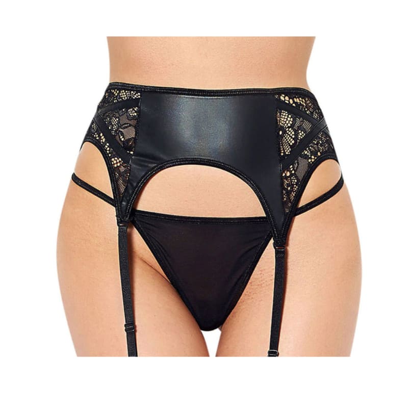 Sexy Lace Garter Belt With Matching GString Thong