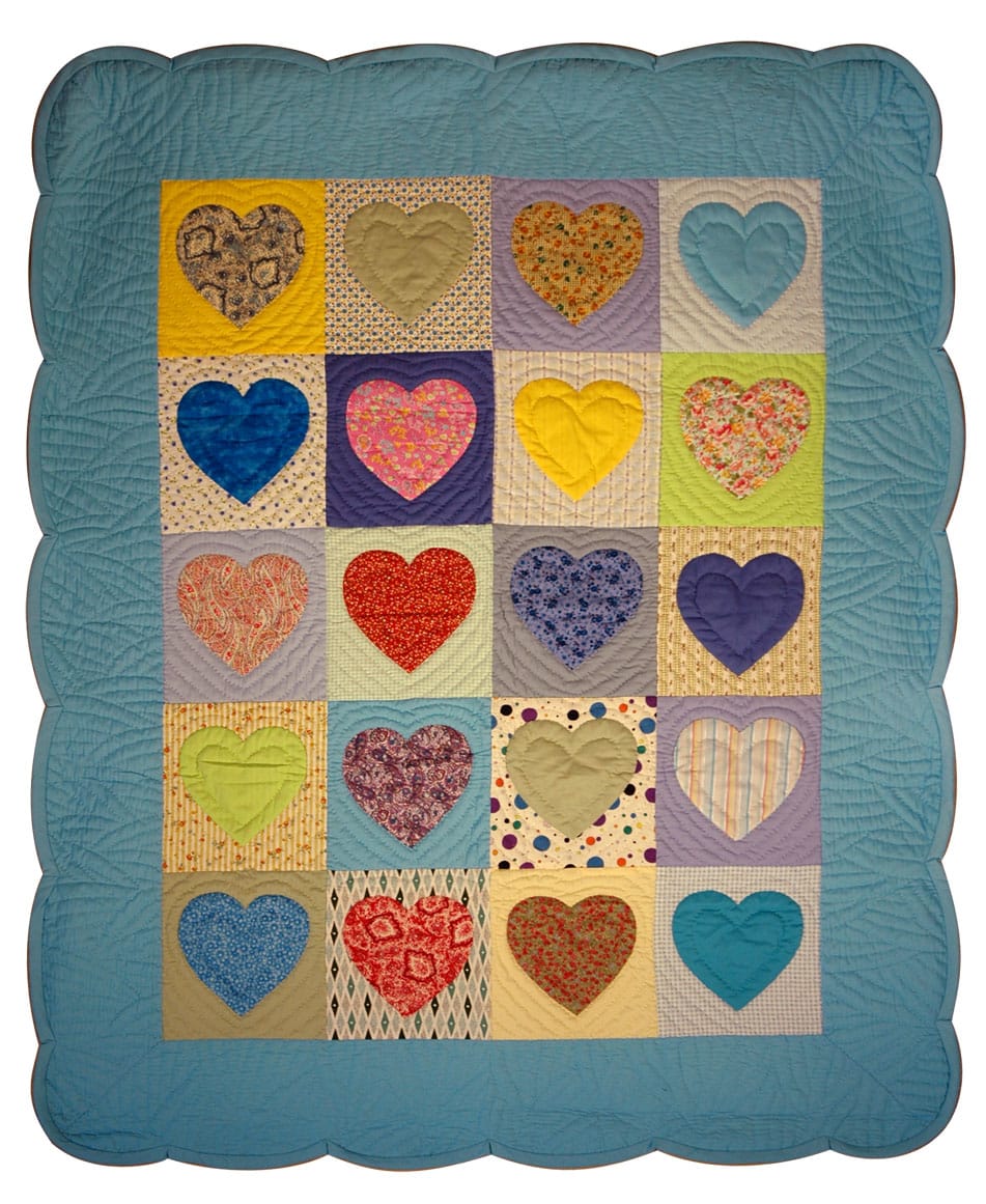 Colored Baby Hearts Boy and Girl