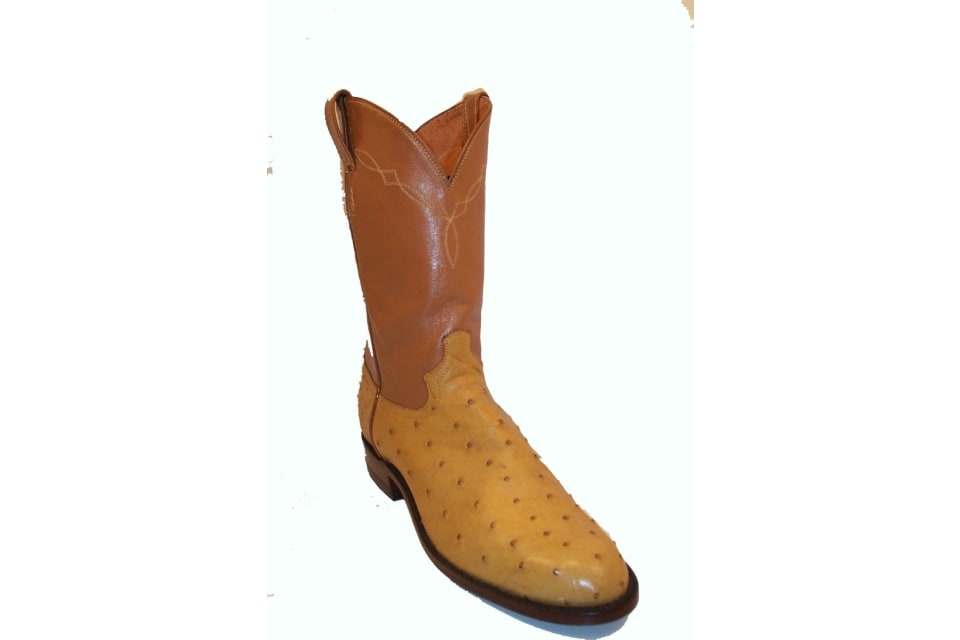ostrich roper boots