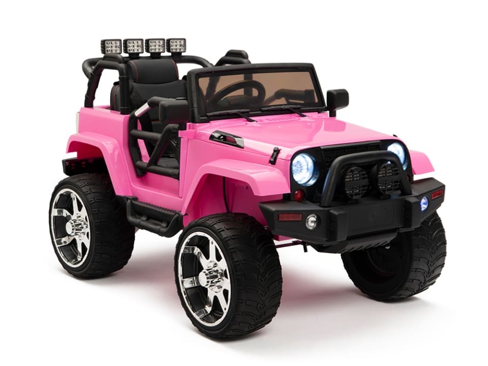 pink jeep ride on toy