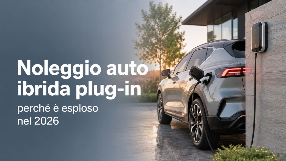 Noleggio auto ibrida plug-in: perché è esploso nel 2026