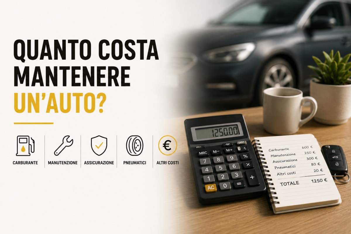 Quanto costa mantenere un'auto: il calcolo completo