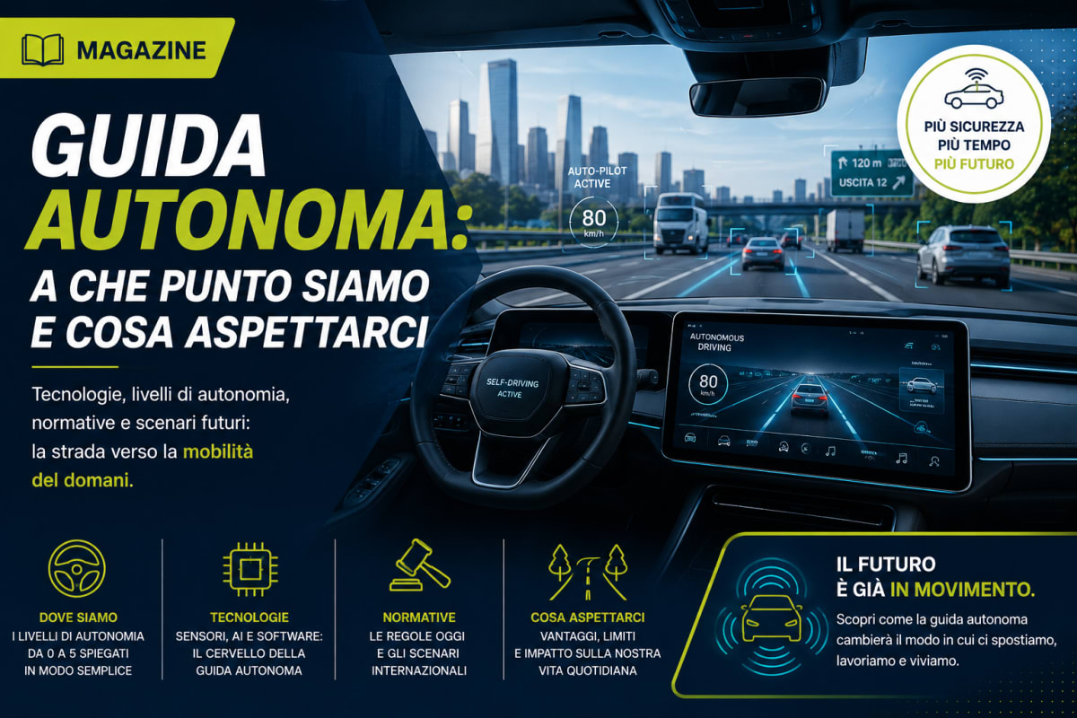 Guida autonoma: a che punto siamo e cosa aspettarci