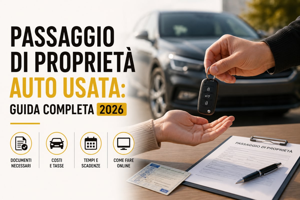 Passaggio di proprietà auto usata: guida completa 2026
