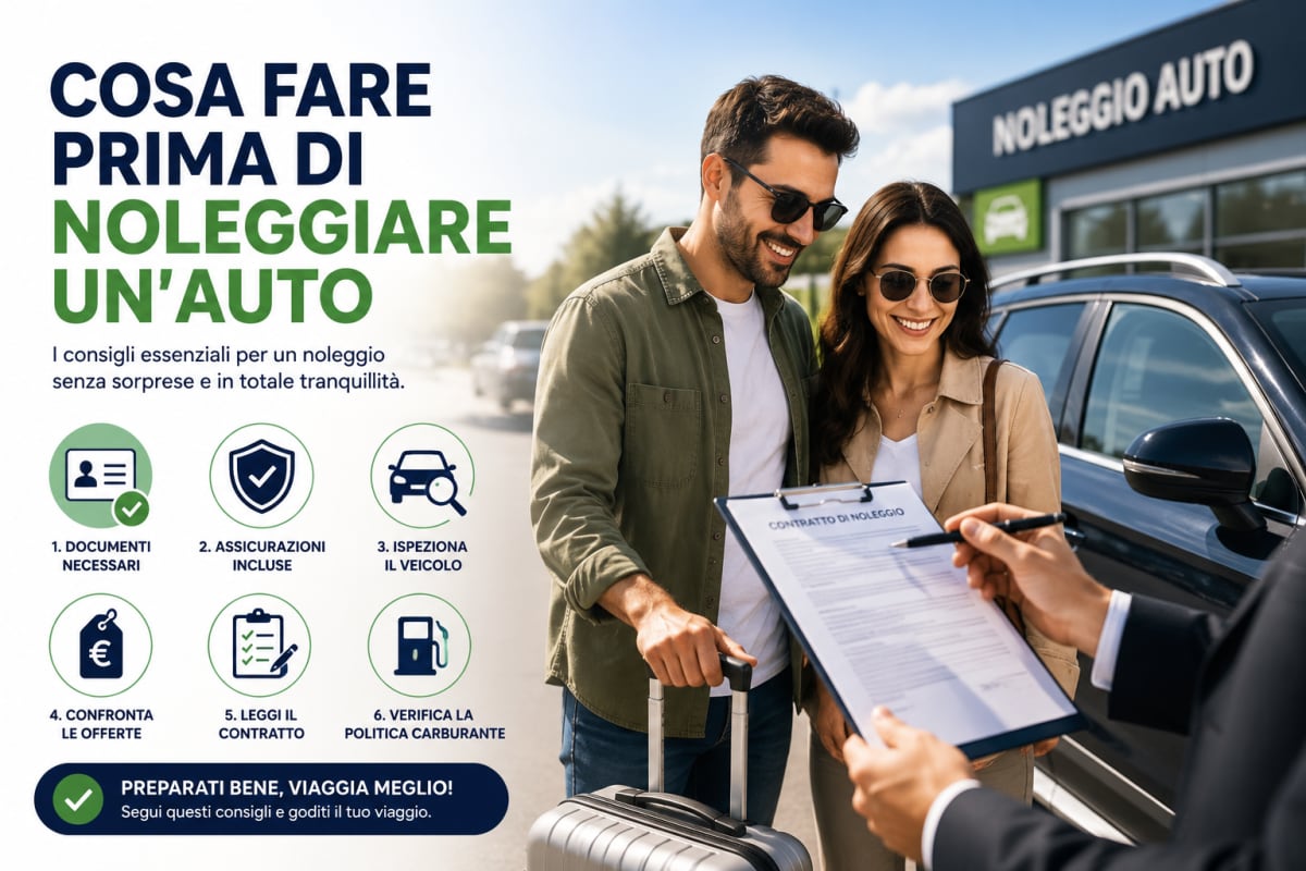 Cosa fare prima di noleggiare un'auto: la guida completa