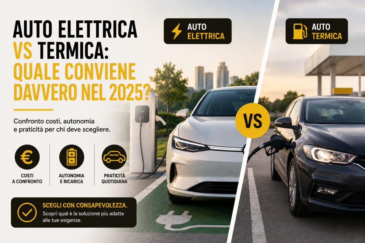 Auto elettrica vs termica: quale conviene nel 2025?