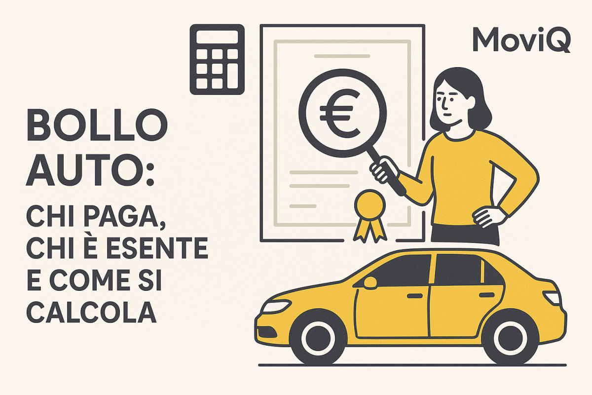 Bollo auto: chi paga, chi è esente e come si calcola