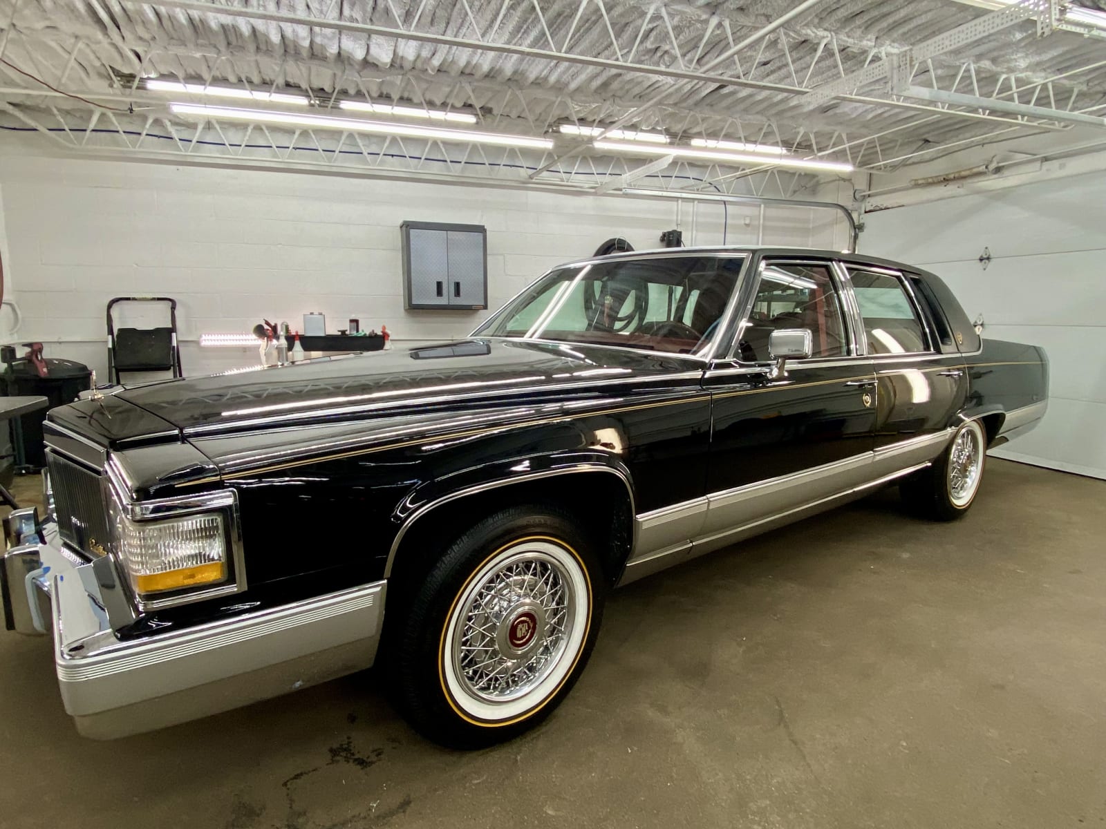 Cadillac Fleetwood Brougham detailed in JayClean garage in Ohio