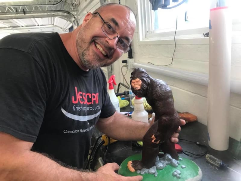 Jay with Bigfoot