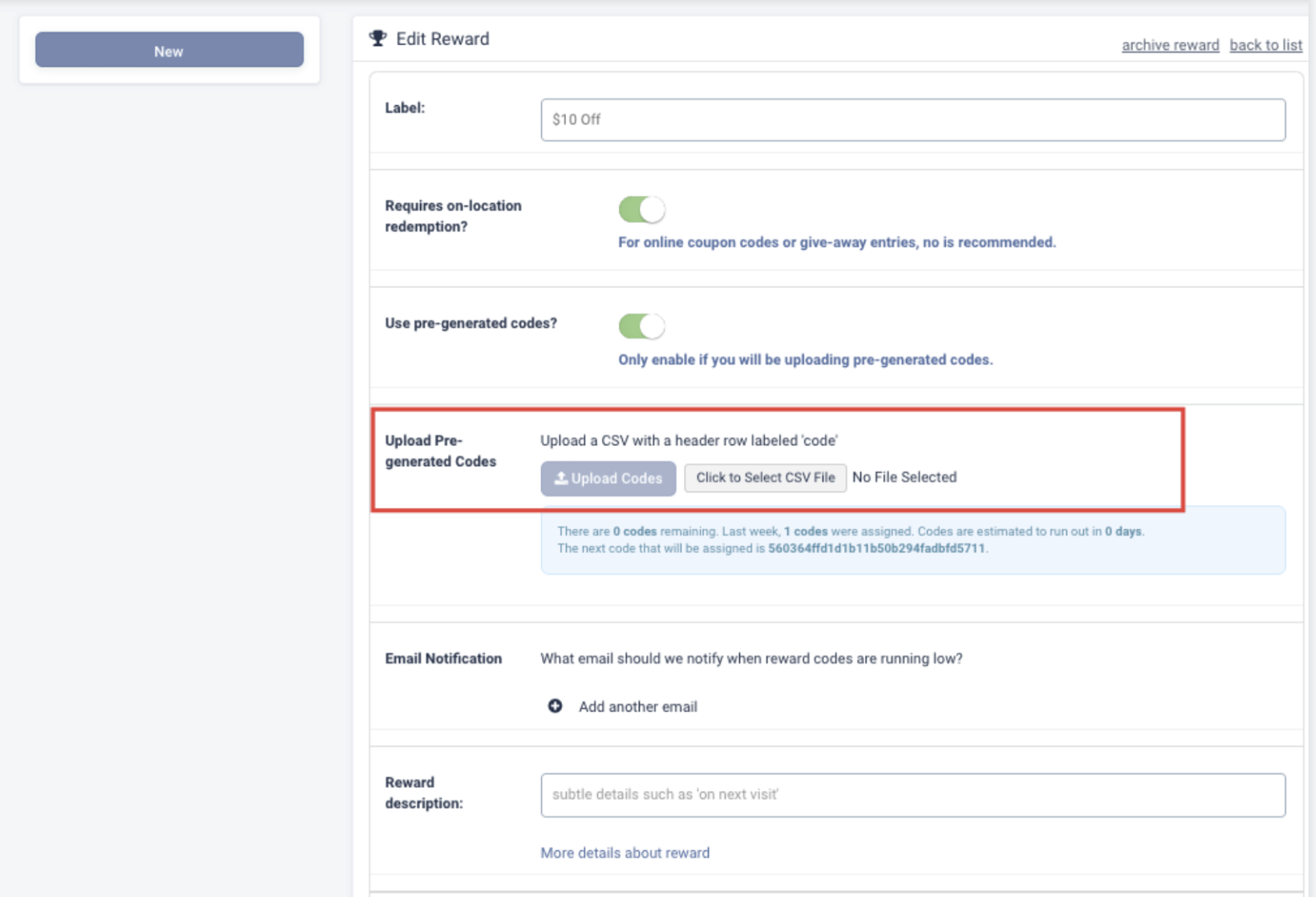 rewards performance metrics in tattle