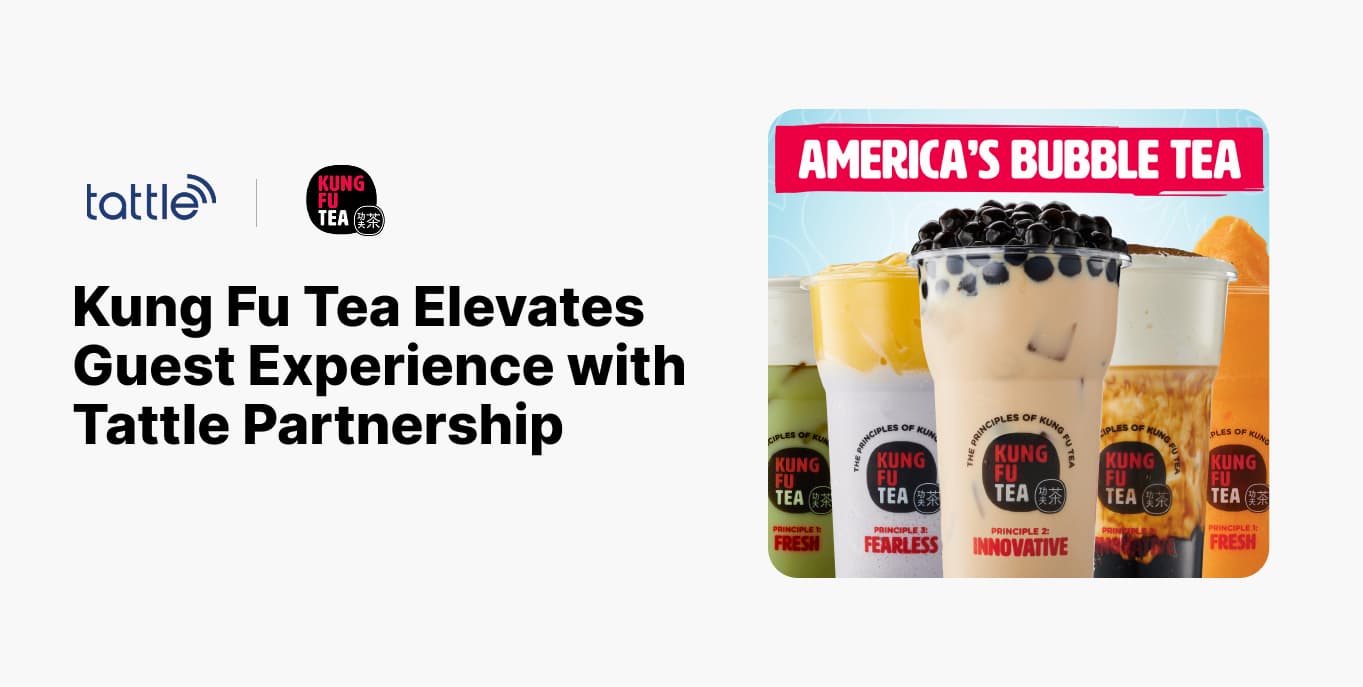 Kung Fu Tea Announces Partnership with Tattle