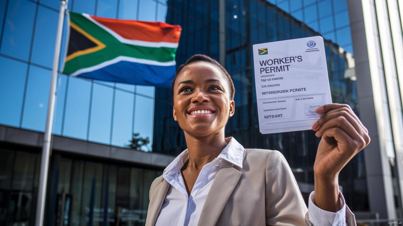 South African work permit documentation