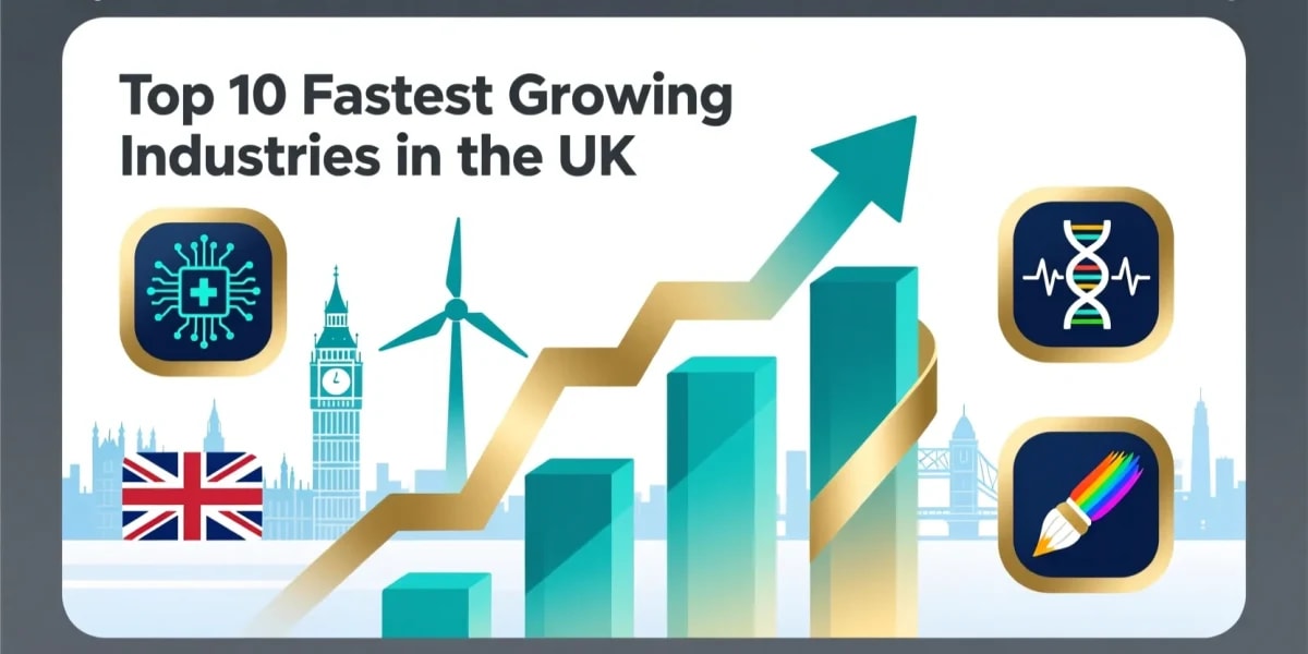 Top 10 Fastest Growing Industries in the UK