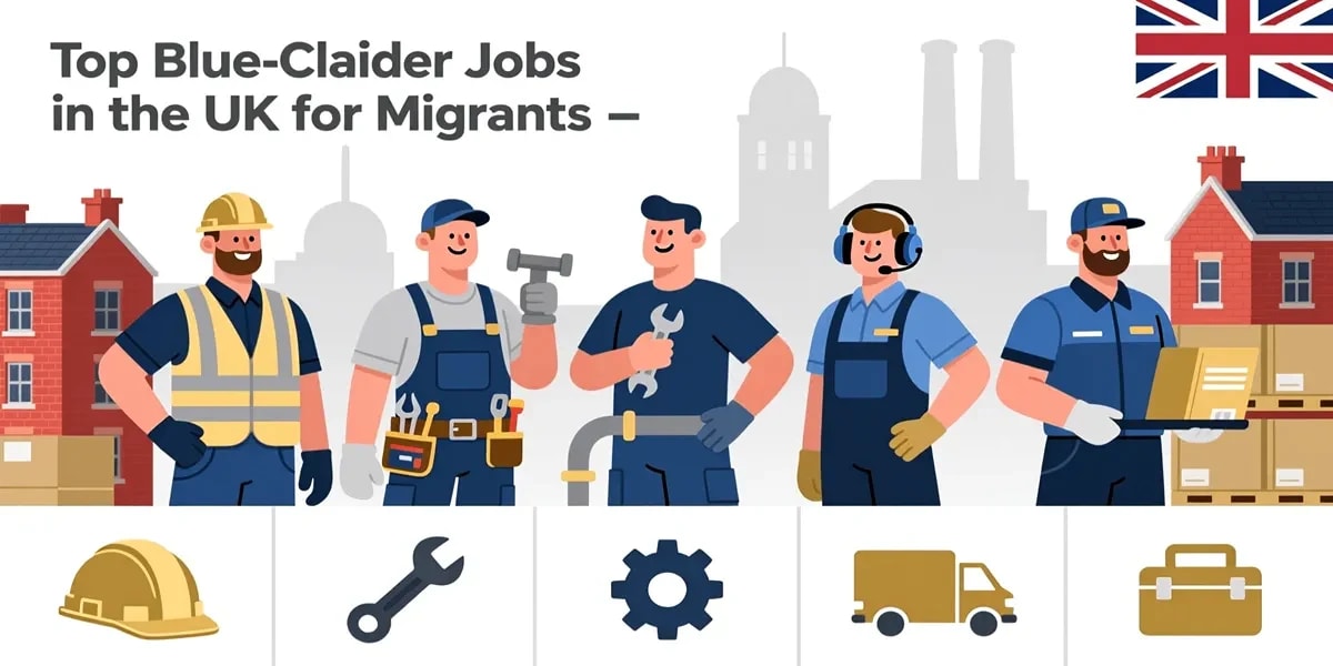 Top Blue-Collar Jobs in the UK for Migrants
