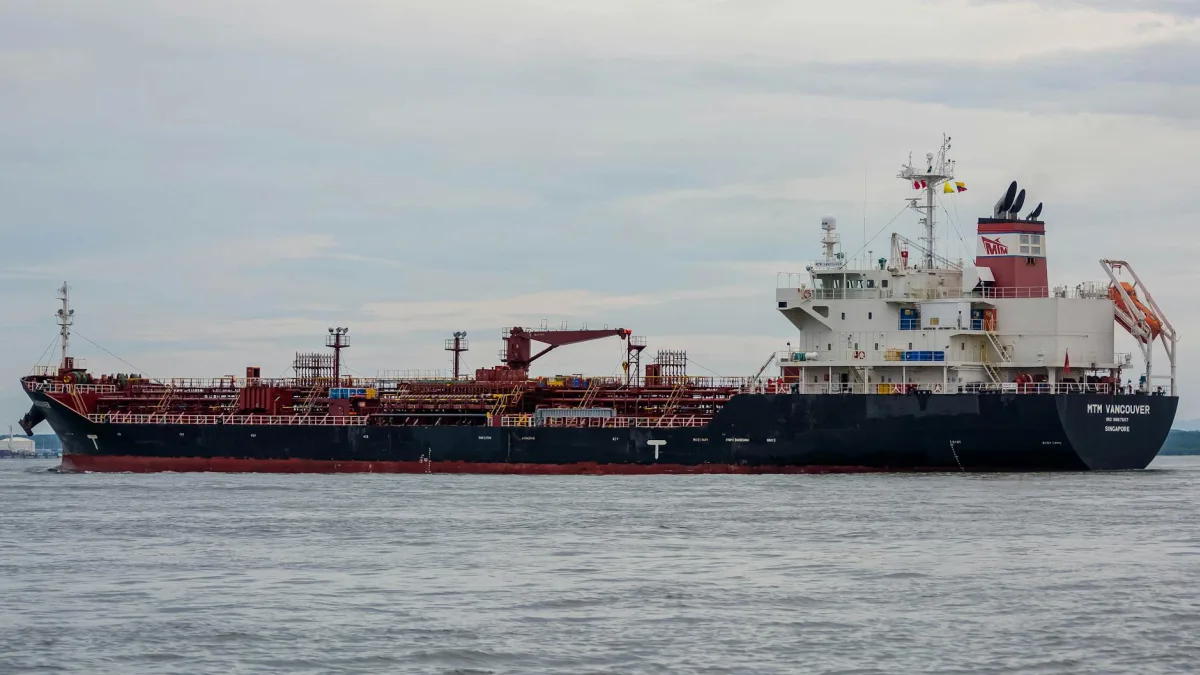 U.S. Seized Iran-Linked Oil Tanker in Indian Ocean