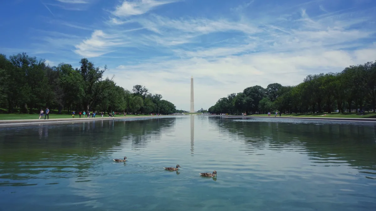 Washington Reflecting Pool Repair Needs Amid Vandalism Claims