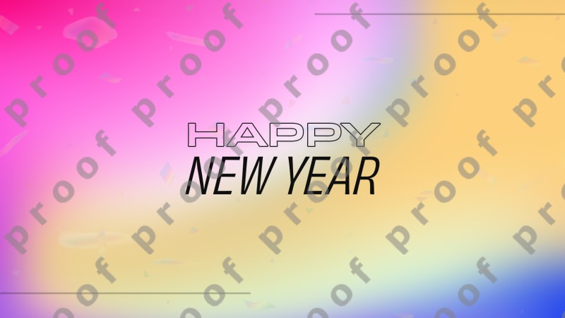 New Year Banner