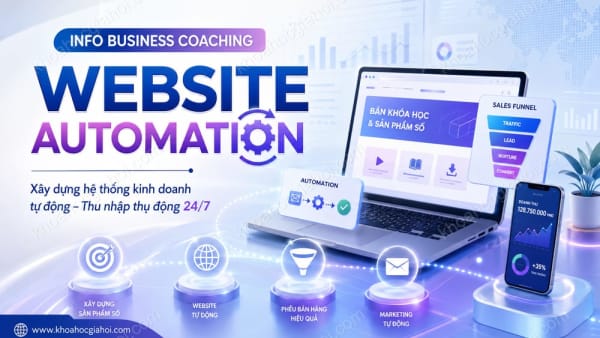 Khóa Học Info Business Coaching – Website Automation