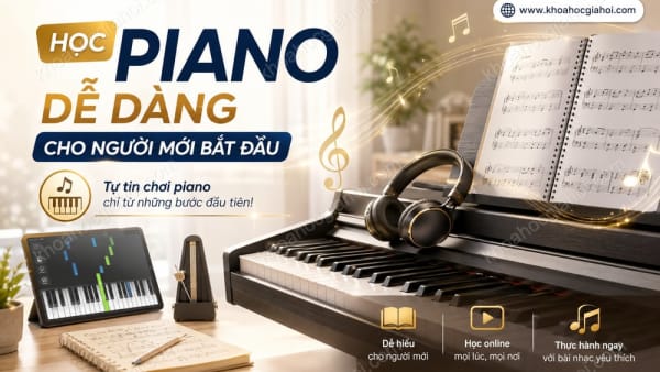 Khóa Học Học Piano Dễ Dàng Cho Người Mới Bắt Đầu