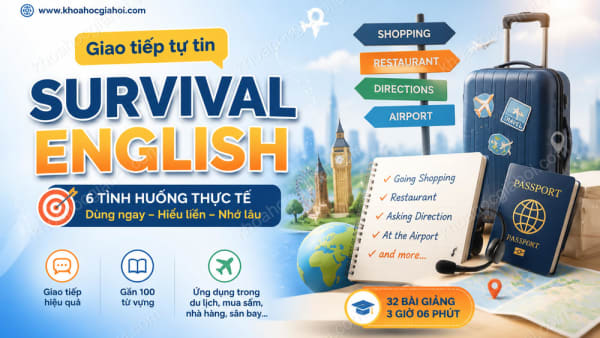 Khóa Học Survival English