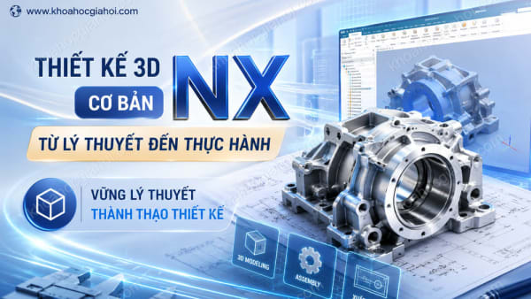 Khóa Học Thiết Kế 3d Cơ Bản Từ Lý Thuyết Đến Thực Hành Bằng Phần Mềm Nx