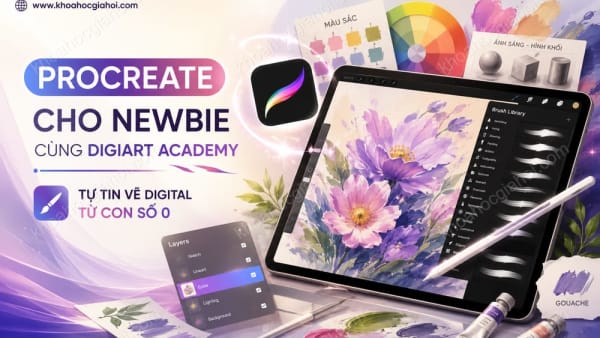 Khóa Học Procreate Cho Newbie Cùng Digiart Academy