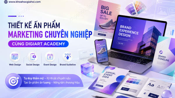 Khoá Học Thiết Kế Ấn Phẩm Marketing Chuyên Nghiệp Cùng Digiart Academy