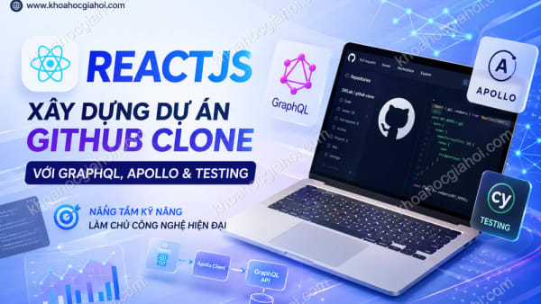 Khóa Học Reactjs Xây Dựng Dự Án Github Clone Với Graphql, Apollo Và Testing Cùng 200Lab