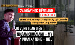 Bộ Khóa Học 24 Ngày Lấy Lại Căn Bản Tiếng Anh Cùng Alexd