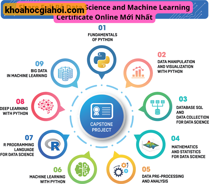 Combo 10 Khóa Học Data Science And Machine Learning Cùng Csc