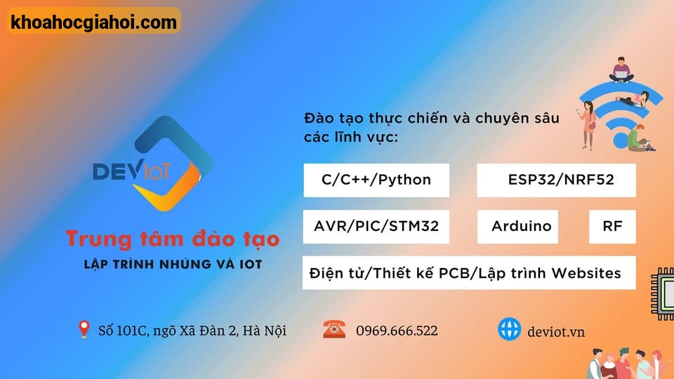 Combo 9 Khóa Học Lập Trình Nhúng & Iot Chuyên Nghiệp – Làm Chủ Stm32, Linux, Rtos & Esp32 Cùng Deviot