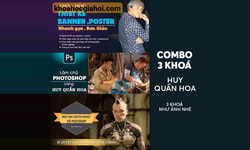 Combo 3 Khoá Photoshop Của Huy Quần Hoa