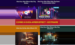 Combo 4 Khóa After Effect Cùng Keyframe