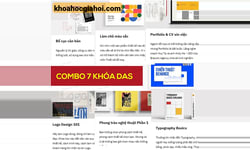 Combo 7 Khóa Học Thiết Kế Cùng Das