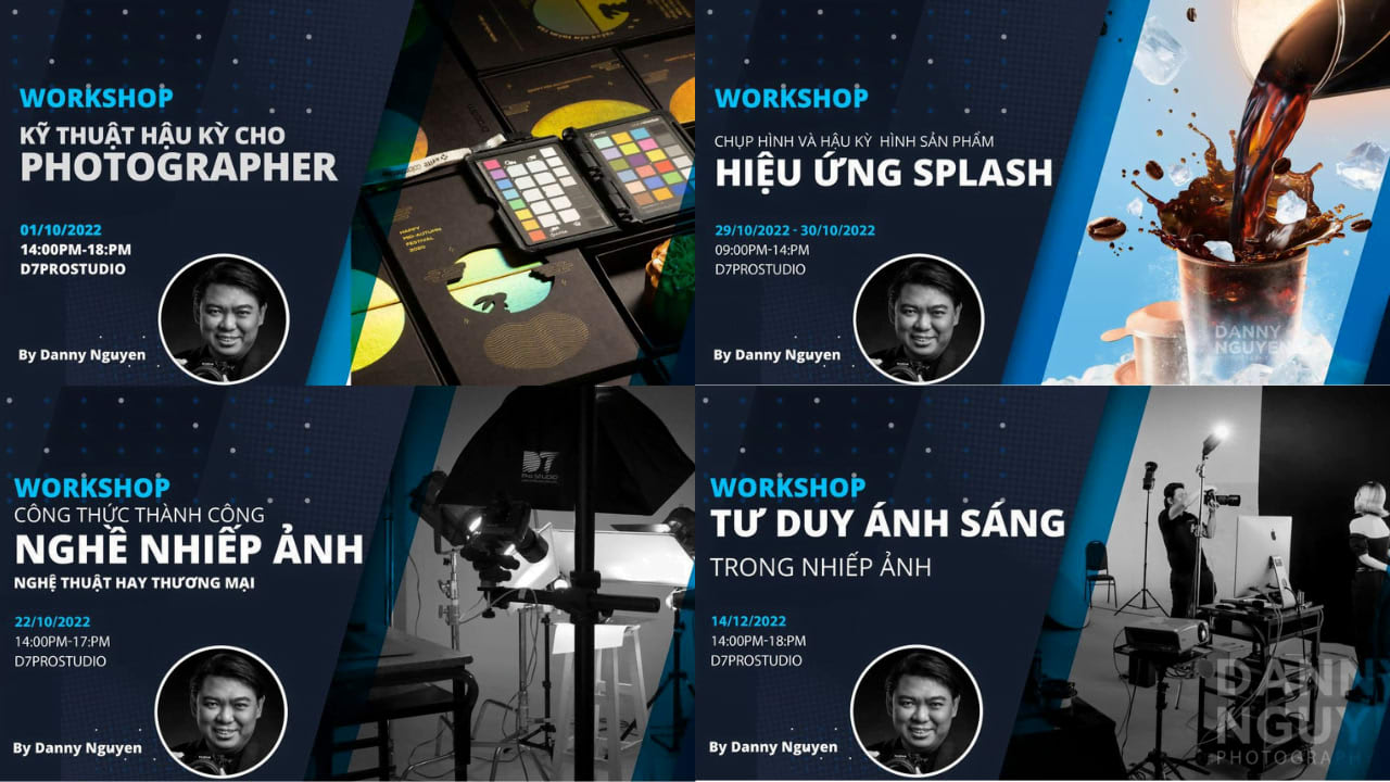 Combo 9 Khóa Học Chụp Hình, Quay Video Cùng Danny Nguyễn